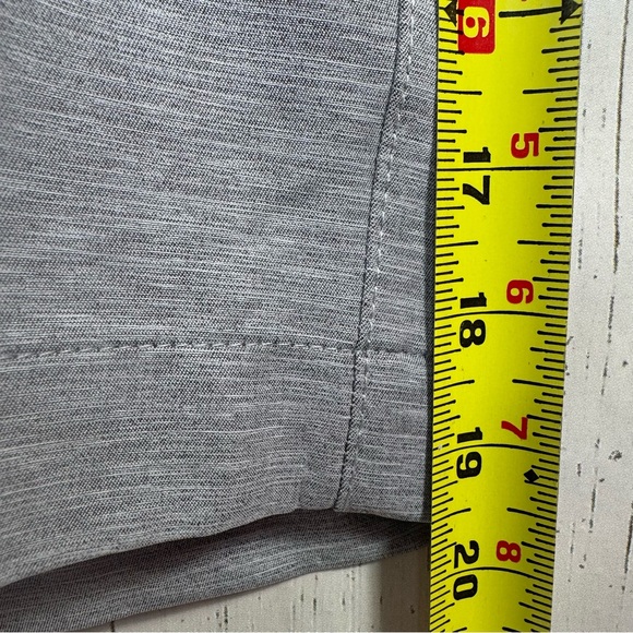 Callaway Mens Heather Gray Flat Front Casual Golf Shorts Classic Pockets Summer - Picture 13 of 13